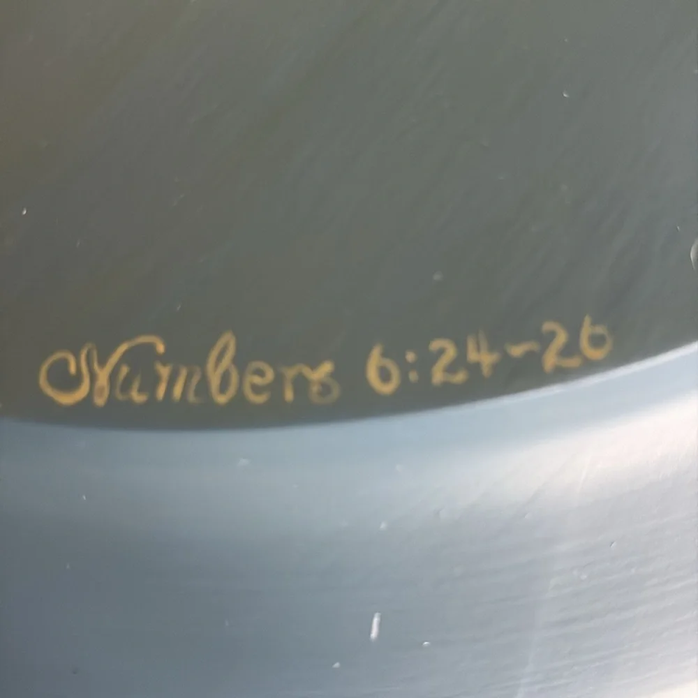 Original ROSEMALING Wooden Plate - by artist Rhonda Fritech - Limited edition - Picture 8 of 17